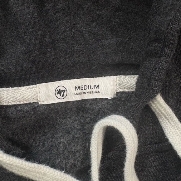 Philadelphia Eagles '47 Heather Black Color Rise Kennedy Pullover Hoodie - Picture 5 of 5